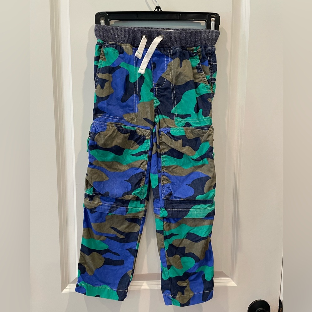 Mini Boden zip tech cargo pants